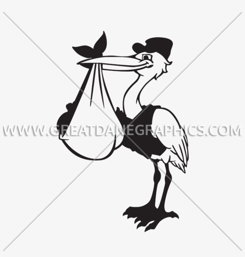 Stork Clipart Standing - Illustration, transparent png