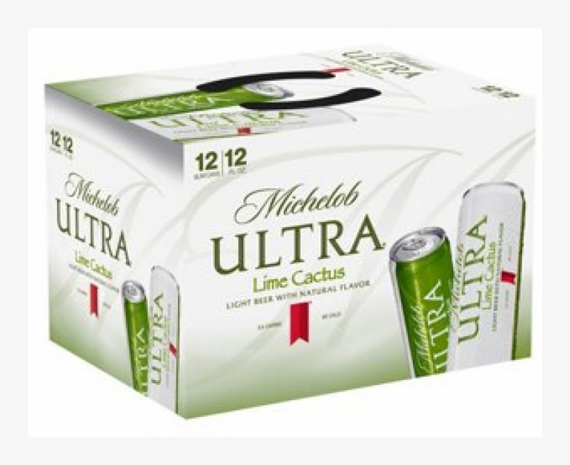 Michelob Ultra Lime Cactus Beer - Carton, transparent png