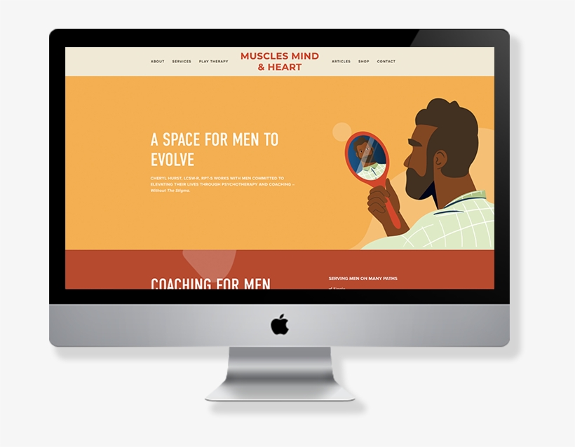 Die Free Studios Muscles Mind Heart Website-design - Led-backlit Lcd Display, transparent png