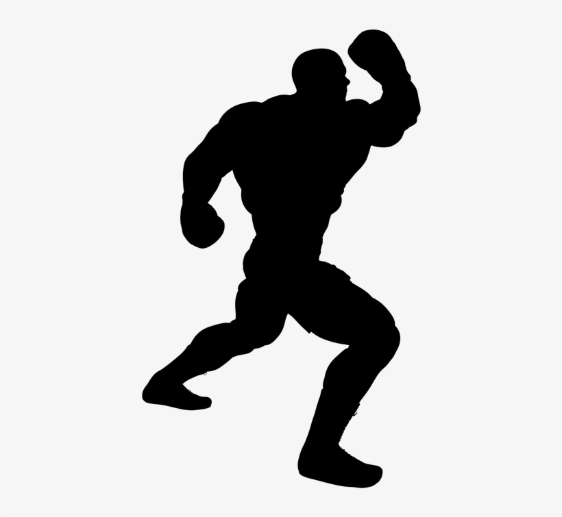 Silhouette, Man, Muscles, Body Building, Male, Muscular - Silhouette, transparent png