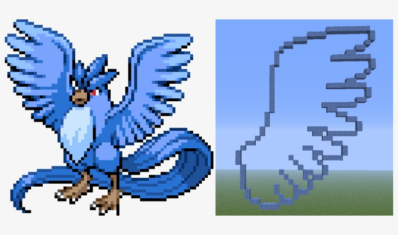 Minecraft Wing Building Tutorial Image - Build Pokemon In Minecraft, transparent png