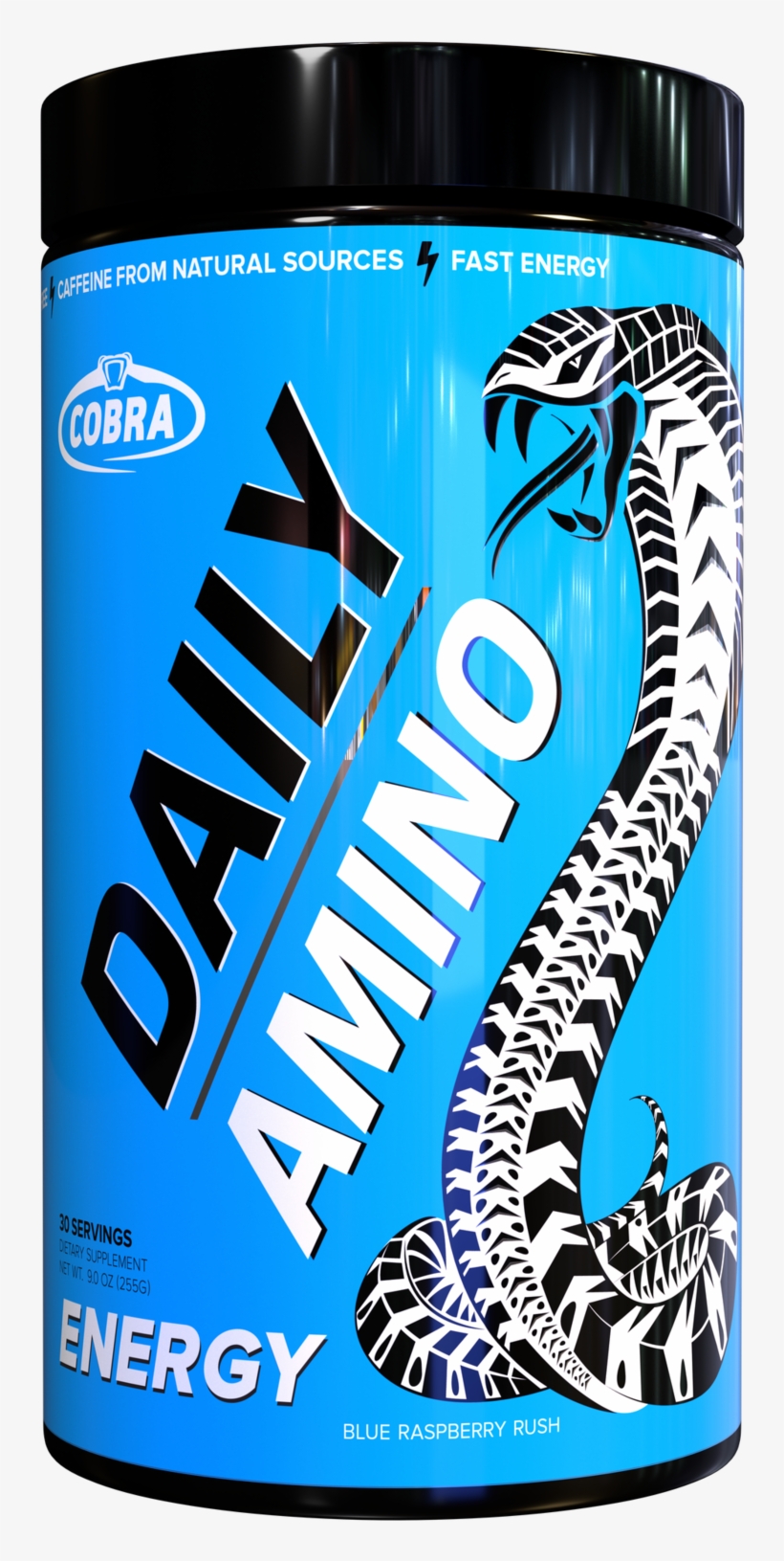 Cobra Daily Amino 30 Serve 255g Blue Raspberry Rush - Cobra Labs Daily Amino, transparent png