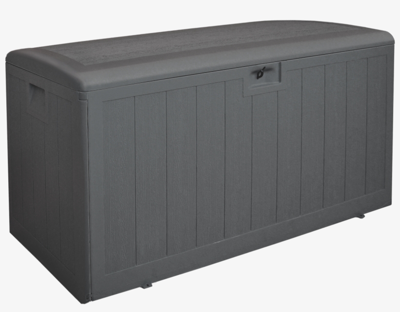 130 Gal Wood Deck Box, transparent png