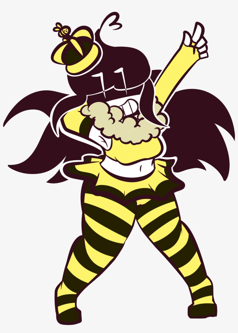 Queen Bee Jay - Cartoon, transparent png
