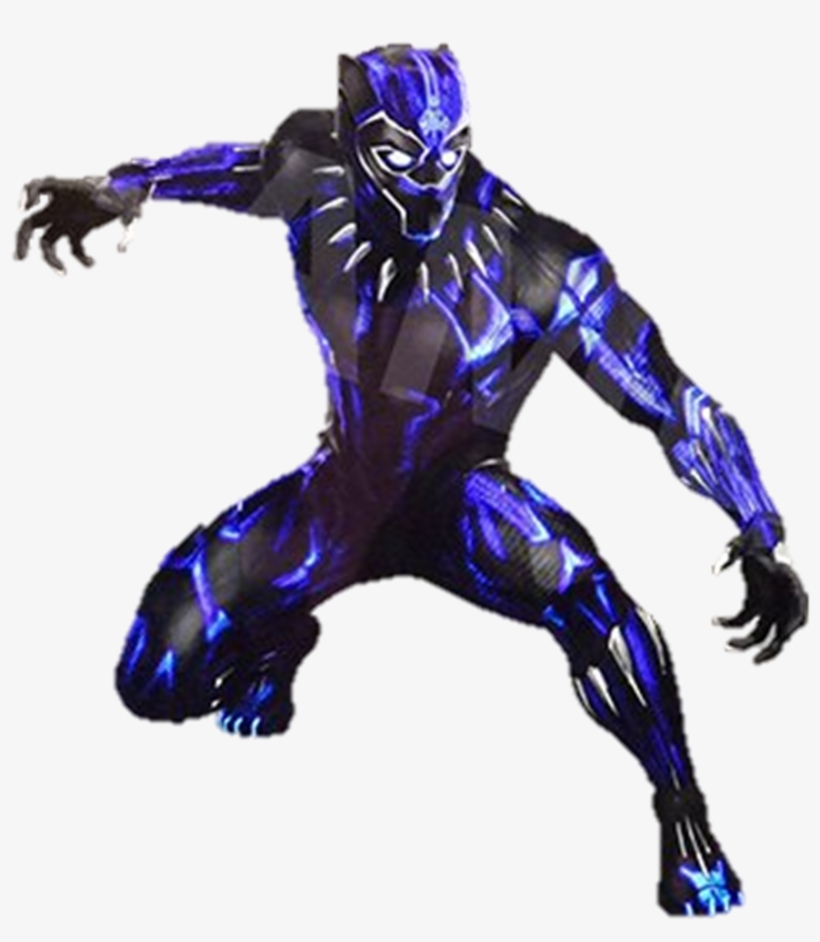 951kib, 1013x1125, Kinetic Suit - Black Panther Blue Suit - 1013x1125 ...