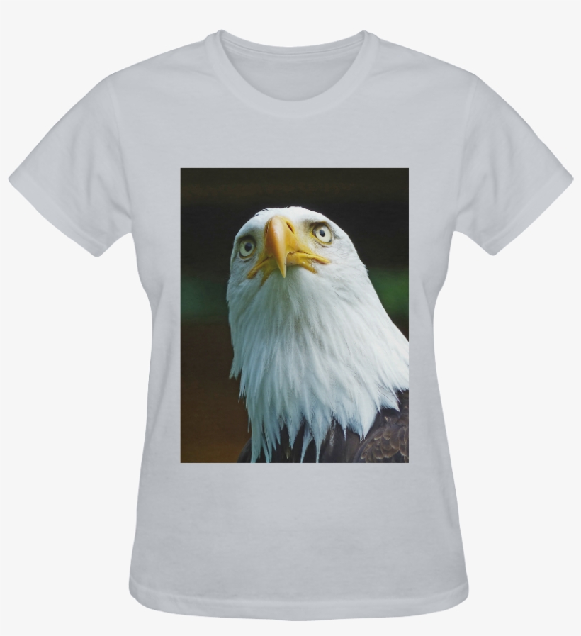 American Bald Eagle Head 001 14 Sunny Women's T-shirt - Bald Eagle, transparent png