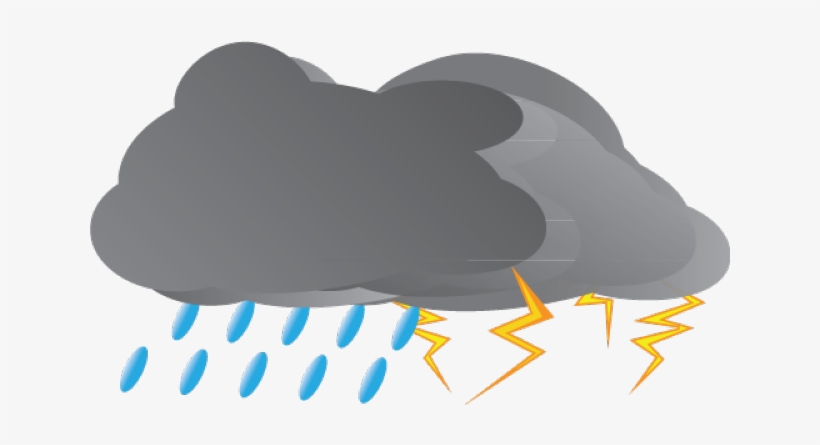 Thunderstorm Clipart Rain Storm - Icon, transparent png