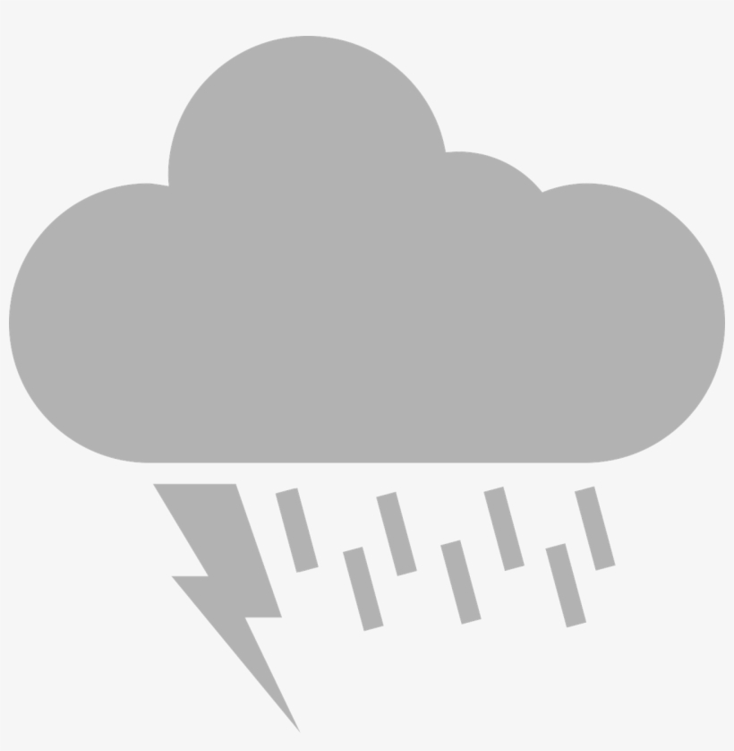 Thunderstorm Thunder Cloud - Nubes Con Trueno Animadas, transparent png