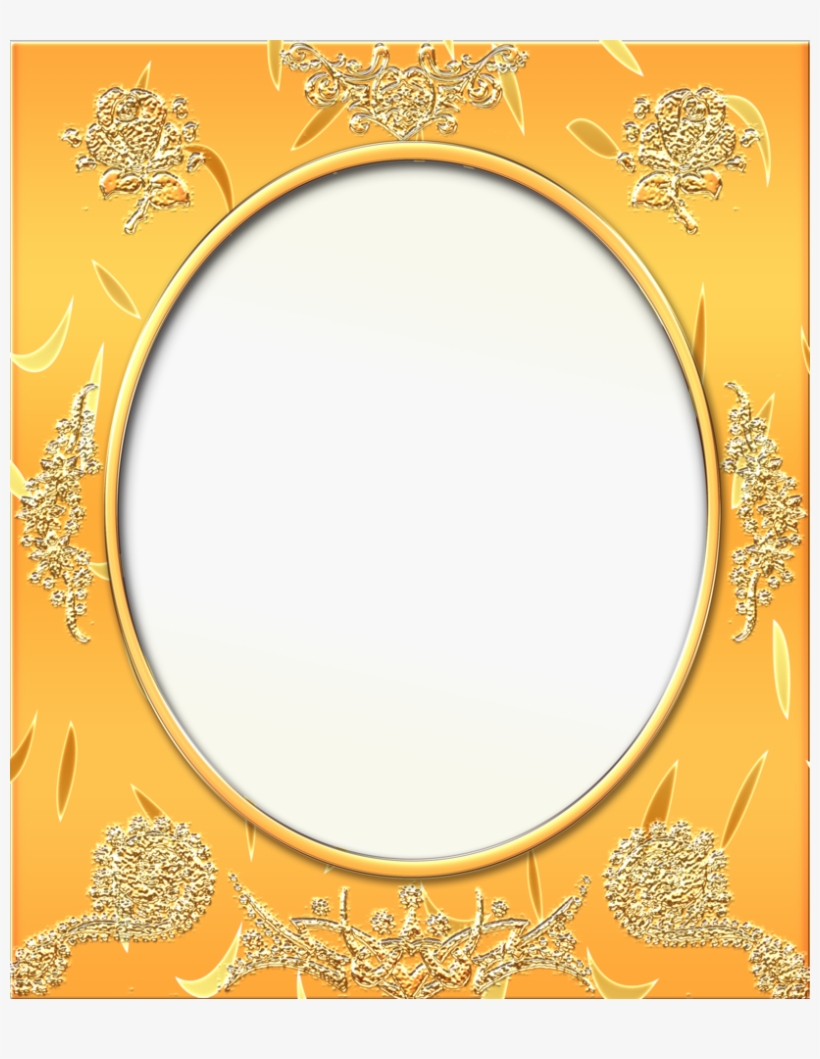 Golden Designed Frame By Gautamdas1992 - Circle, transparent png