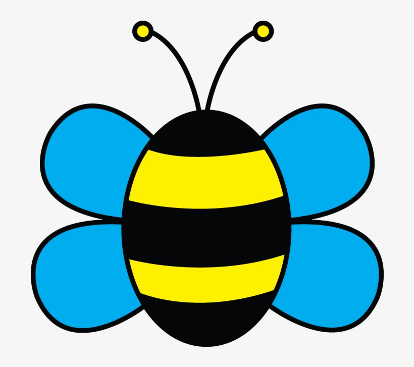 Drawn Bee Step By Step - Draw A Bee Easy, transparent png