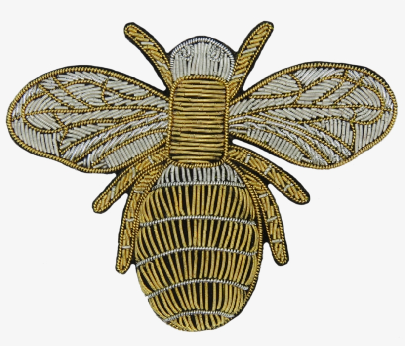 Decorate Your Garment With This Limited Edition Goldwork - Honeybee, transparent png