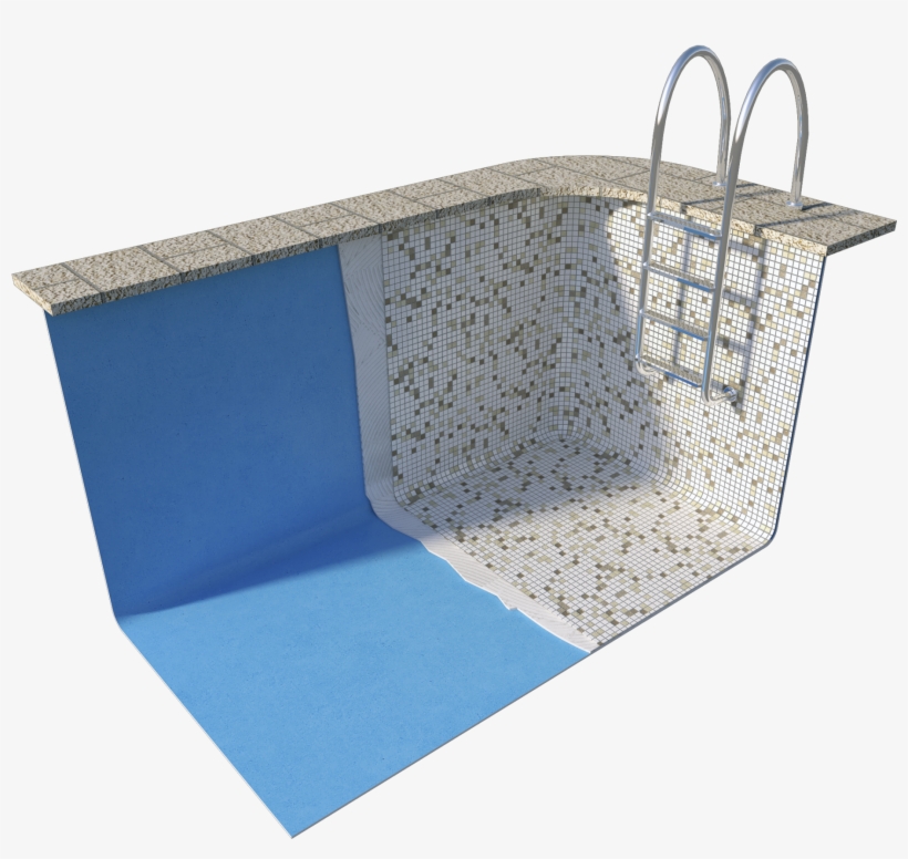 Piscina De Poliester Con Gresite - Paper, transparent png