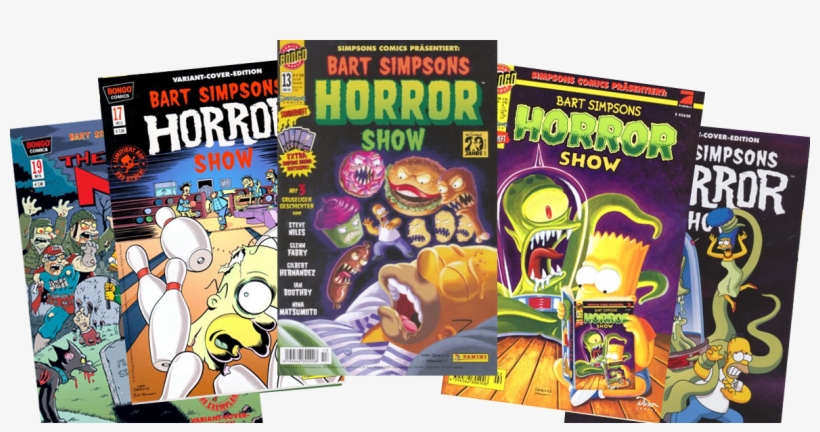 Simpsons Comics Horrorshow German Logo - Treehouse Of Horror, transparent png