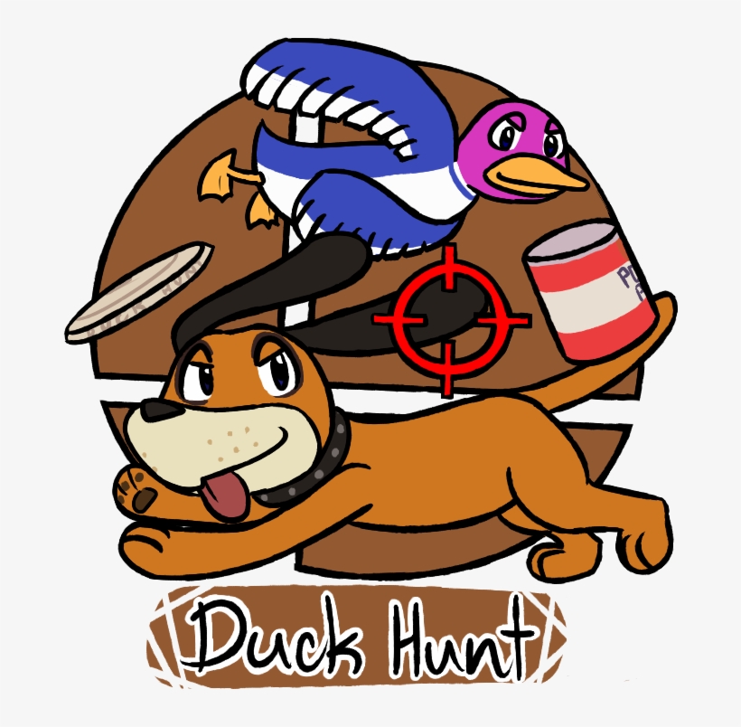 “ Duck Hunt Takes Aim ” - Cartoon, transparent png