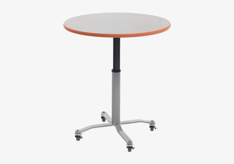 Amtab Cbr24 Round Mobile Ez Tilt Cafe Table Adjustable - Outdoor Table, transparent png