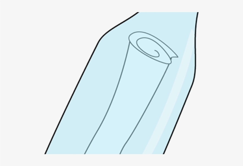 Message Clipart Message In Bottle - Graphic Design, transparent png