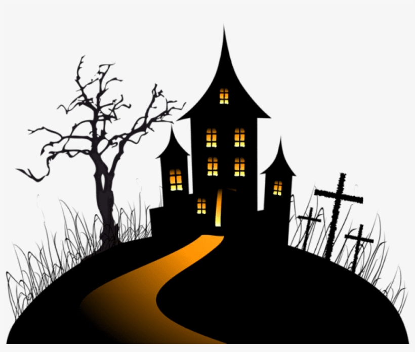 Free Png Download Halloween Creepy Castle Png Images - Castle Halloween Png, transparent png
