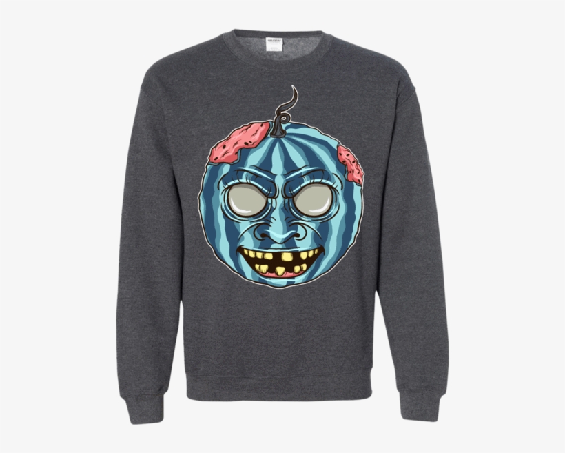 Halloween Scary Pumpkin Sweatshirt 8 Oz - Sweater, transparent png