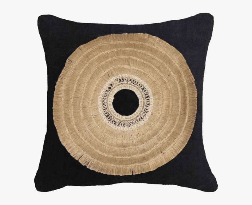 Bandhini Homewear Design Medium Cushion Black / Primitive - Cushion, transparent png