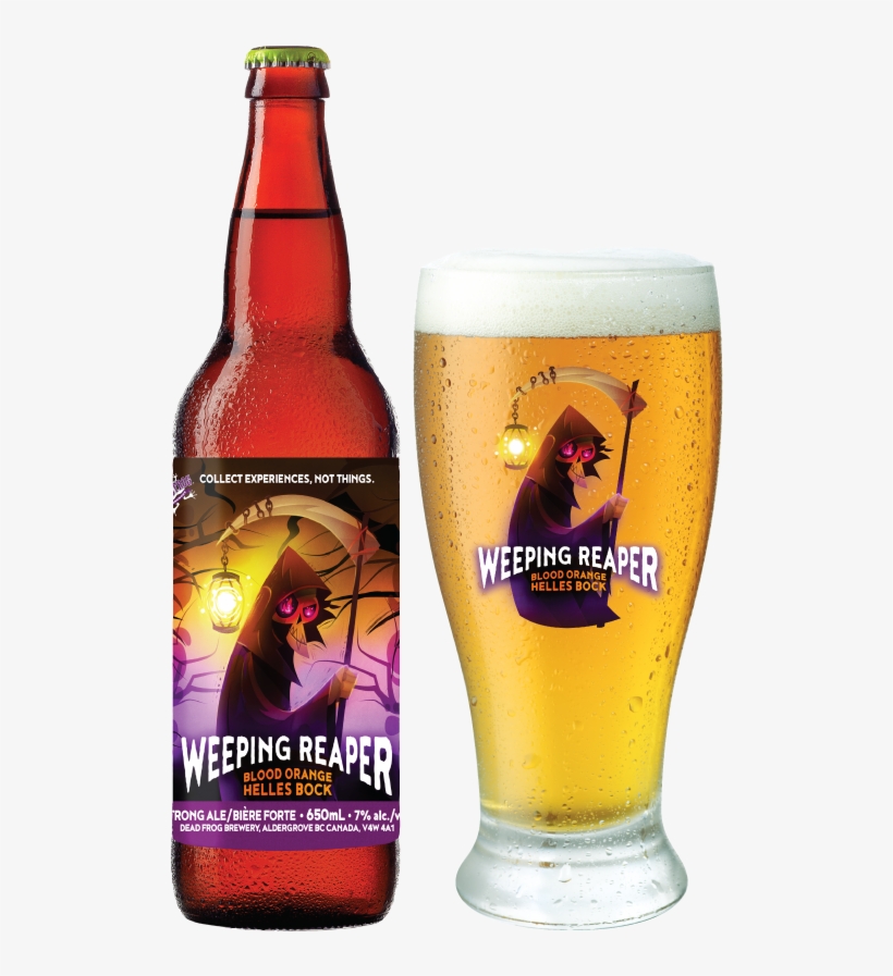 Weeping Reaper Blood Orange Helles Bock - Dead Frog Winter Beeracle, transparent png