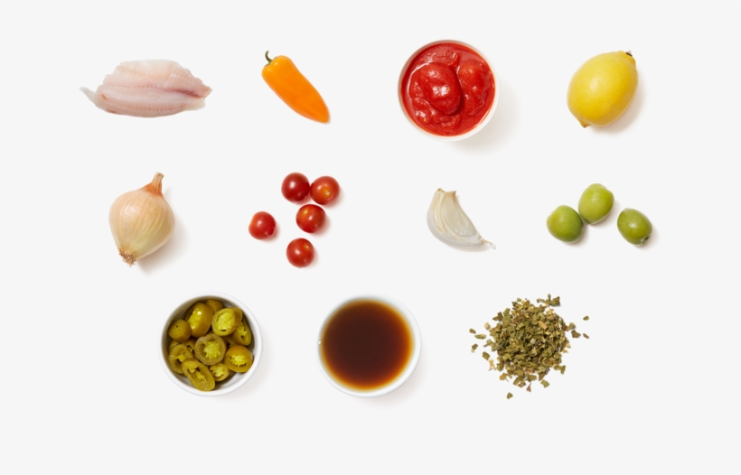 Shallow-poached Tilapia With Peppers, Onions & San - Chicken As Food, transparent png