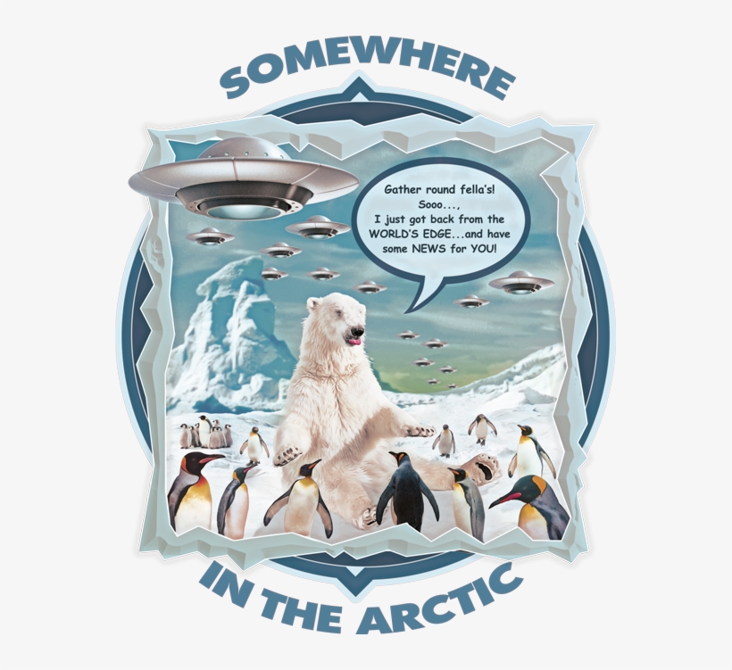 Somewhere In The Arctic Polar Bear Penguins & Ufo Invasion - Felbermayr, transparent png