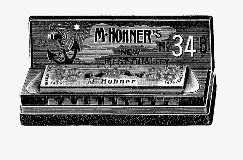 This Is A Vintage Harmonica Digital Stamp That I Found - Synclavier, transparent png