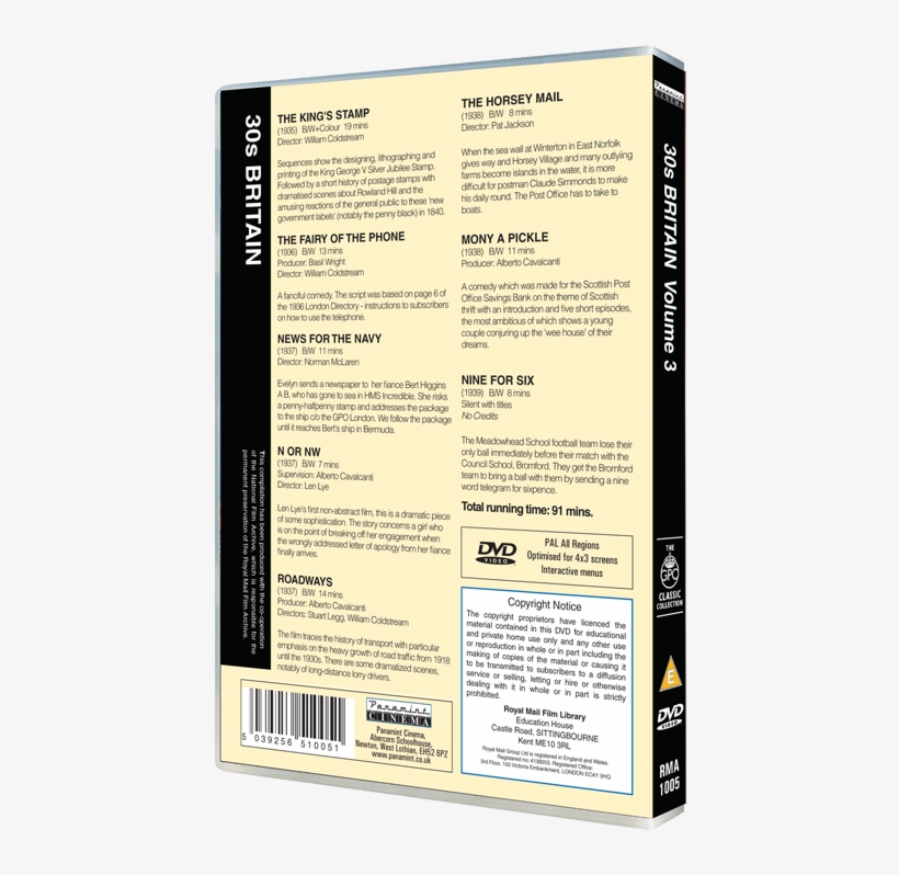 30s Britain Vol - Dvd, transparent png