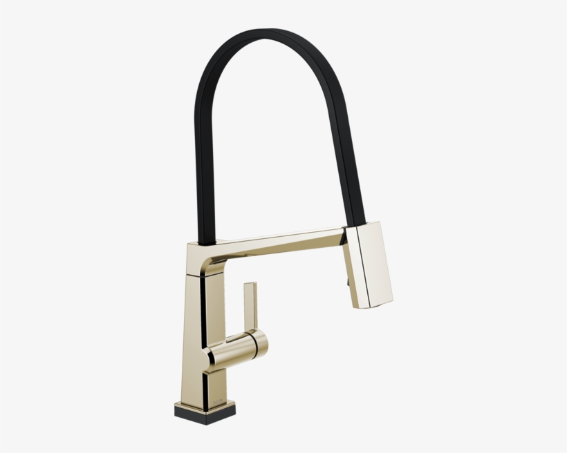 Pivotal Single-handle Exposed Hose Touch Kitchen Sink - Delta Faucet 9693, transparent png