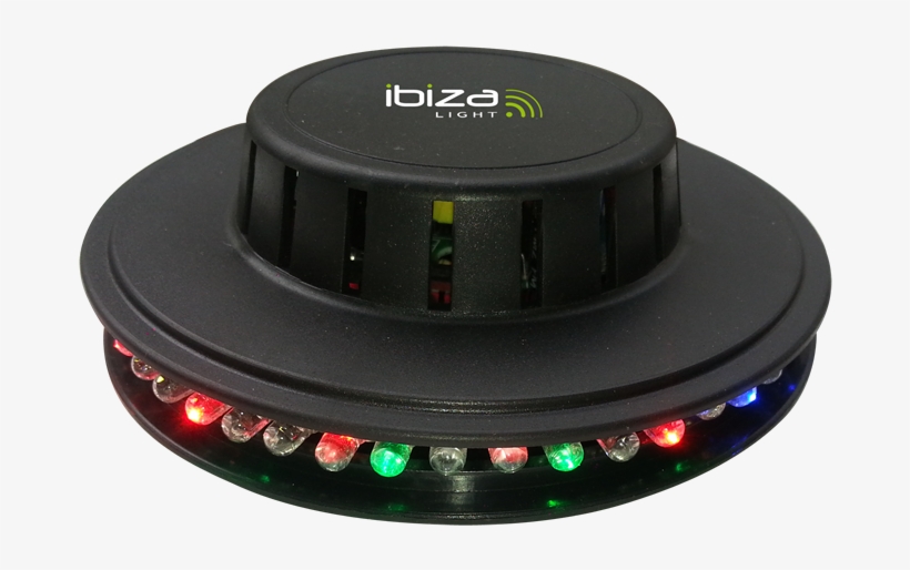 Label - Ibiza Led Ufo Party Light, transparent png