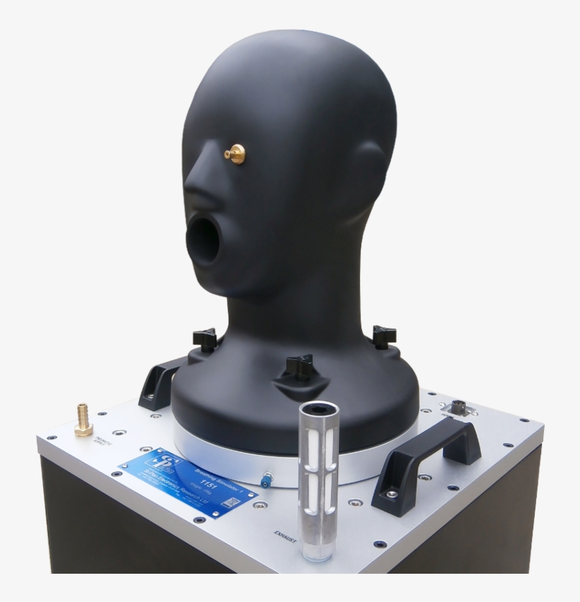 Dummy Head On Breath Machine With Eye Pressure Monitoring - Robot, transparent png