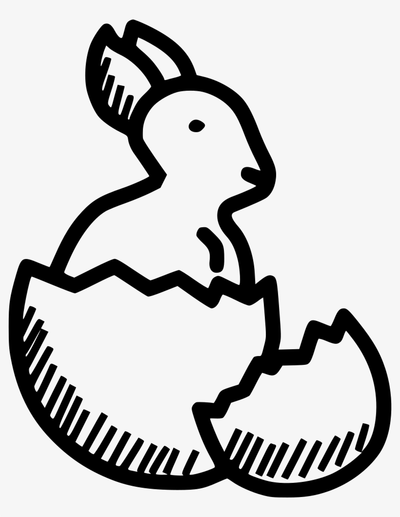 Bunny Rabbit Cute Egg Hatch Comments - Cartoon, transparent png