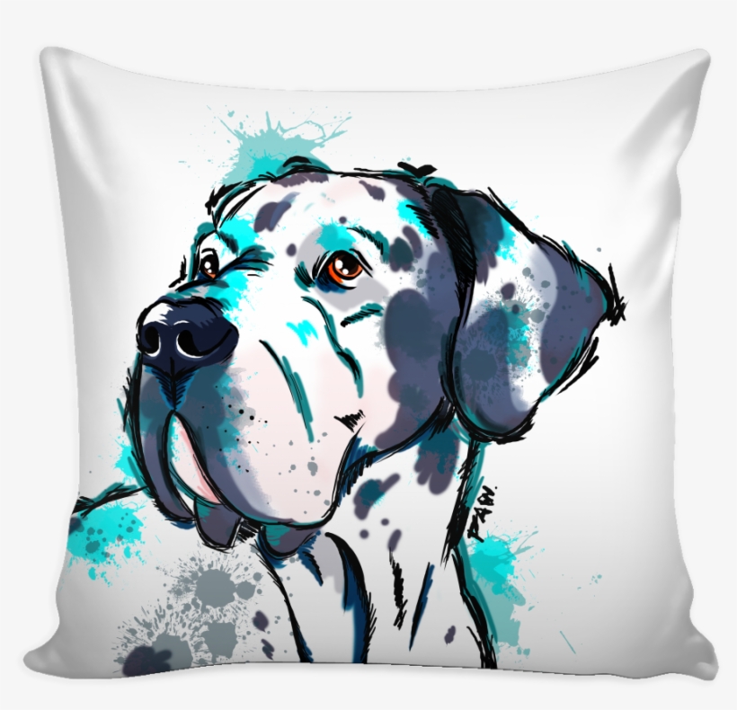 Great Dane Pillow Cover - Pillow Audrey Hepburn, transparent png