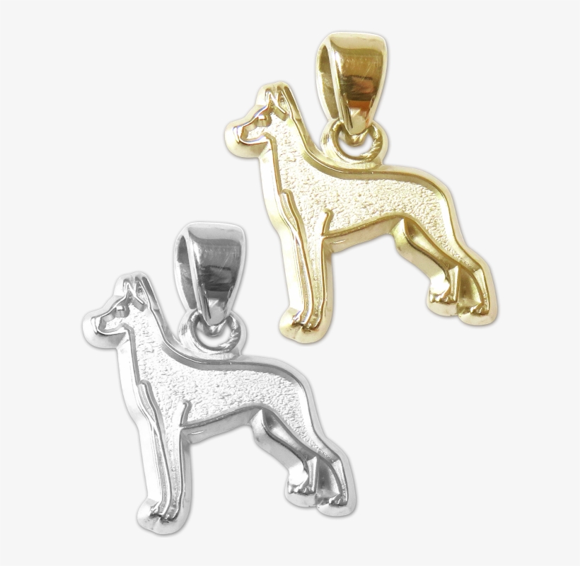 Great Dane Charm Or Pendant In Sterling Silver Or 14k - Welsh Terrier, transparent png