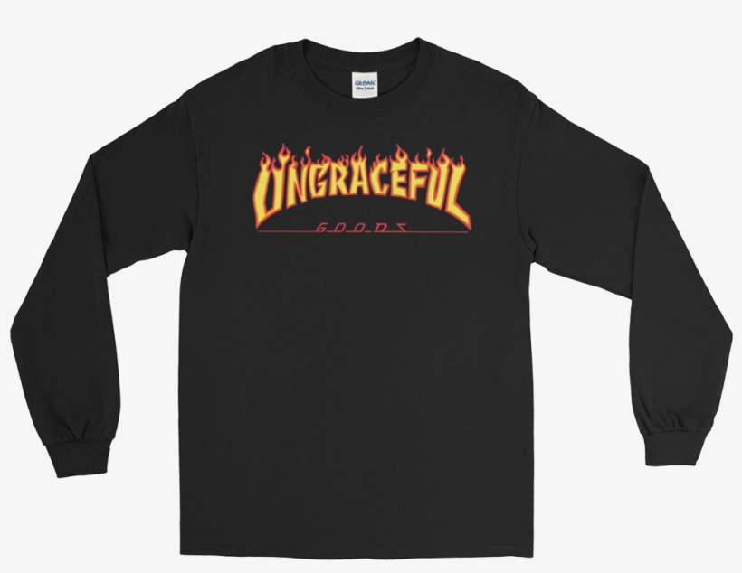 Ungracefully Ripped Off Long Sleeve T Shirt - Cuco Shirts, transparent png