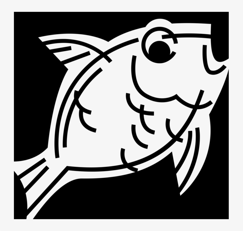 Vector Illustration Of Aquatic Marine Tropical Goldfish - Illustration, transparent png