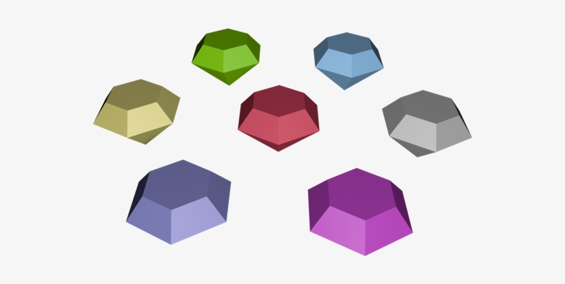Download Zip Archive - Sonic Mania Chaos Emeralds Sprites, transparent png
