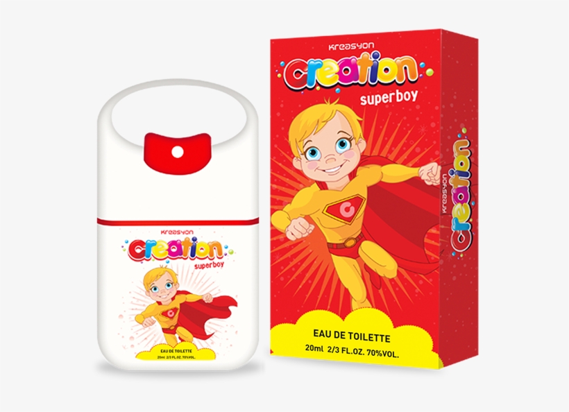 Дитяча Туалетна Вода Kreasyon Creation Superboy Для - Eau De Toilette, transparent png