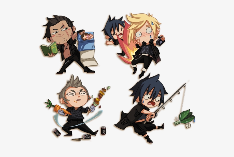 Image Of Final Fantasy 15 Acrylic Charms - Cartoon, transparent png