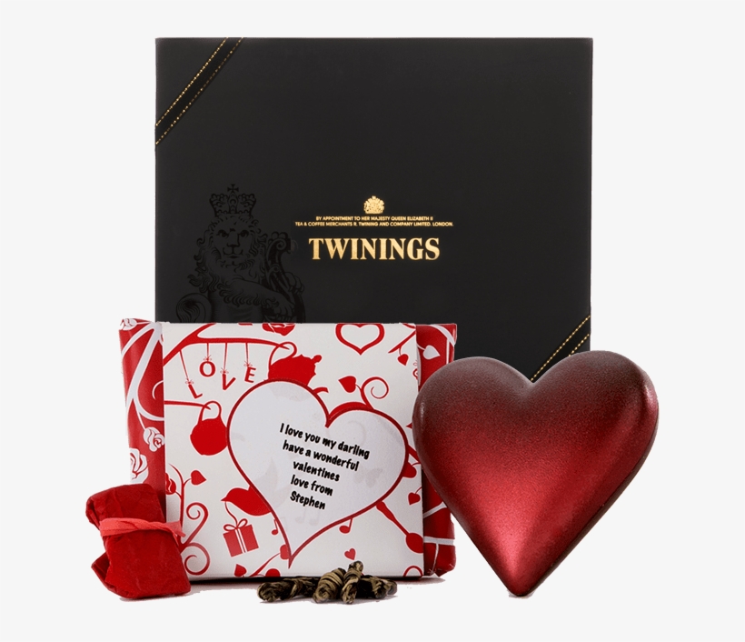 Valentines Twinings Heart - Heart, transparent png