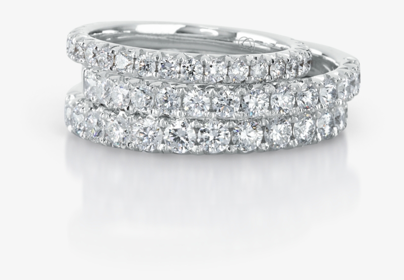 Diamond Bands Re003 W A4 - แหวน แถว เพชร ราคา, transparent png