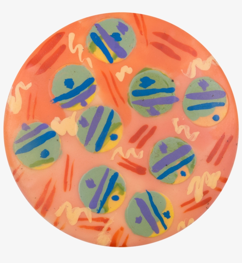 Circles On Peach Background - Circle, transparent png