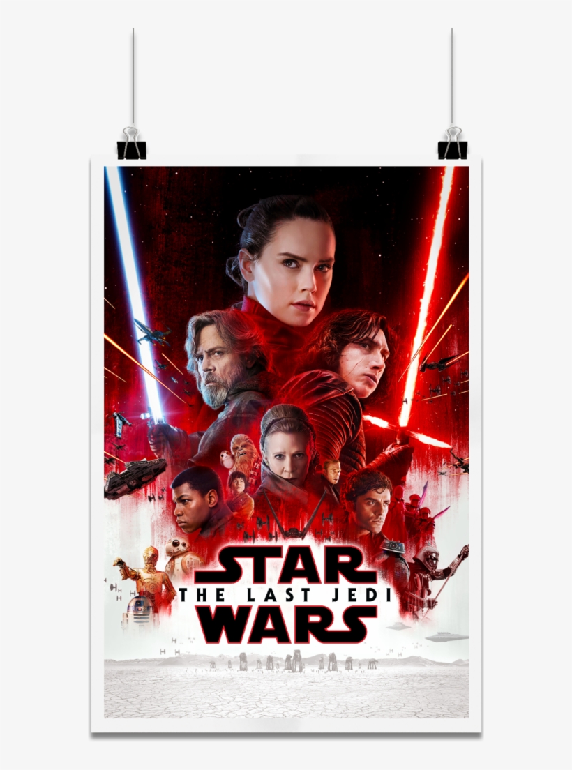 The Last Jedi Is A 2017 Sci-fi/action Film Written - Star Wars The Last Jedi Itunes, transparent png