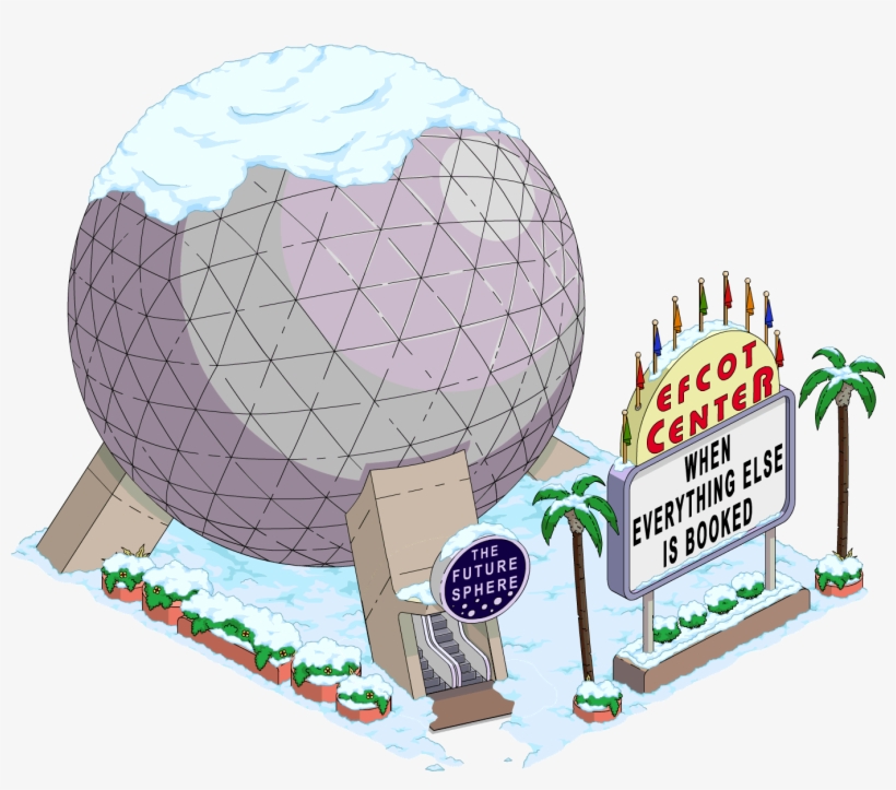 Efcot Center - Simpsons Epcot Center, transparent png