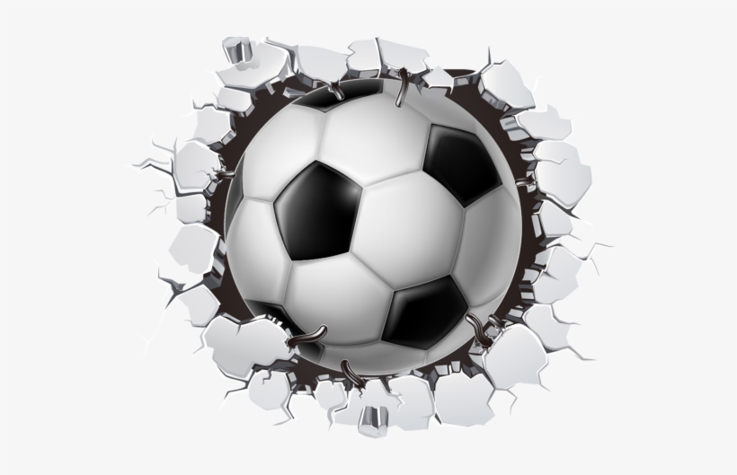 Golf Ball Clipart Wall Crack - Football, transparent png