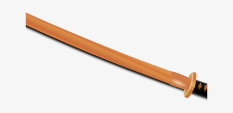 Katana Clipart Samurai Sword - Wood, transparent png