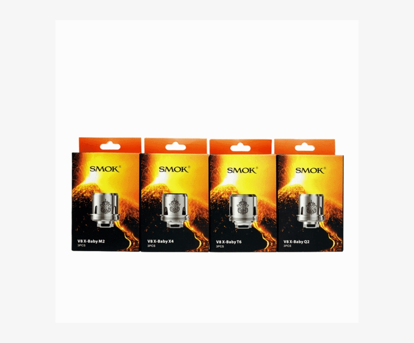 Smok Tfv8 X-baby Replacement Coils - Graphic Design, transparent png