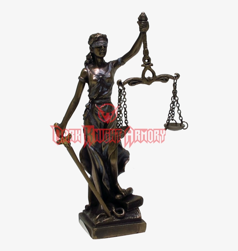 Small Lady Of Justice Statue - Scales Lady Justice, transparent png