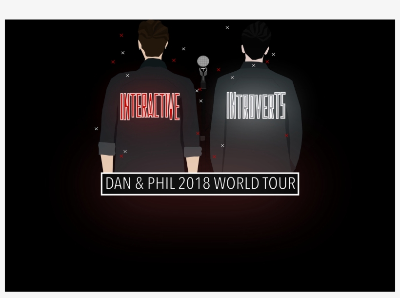 Dan And Phil Tour Sticker - Darkness, transparent png