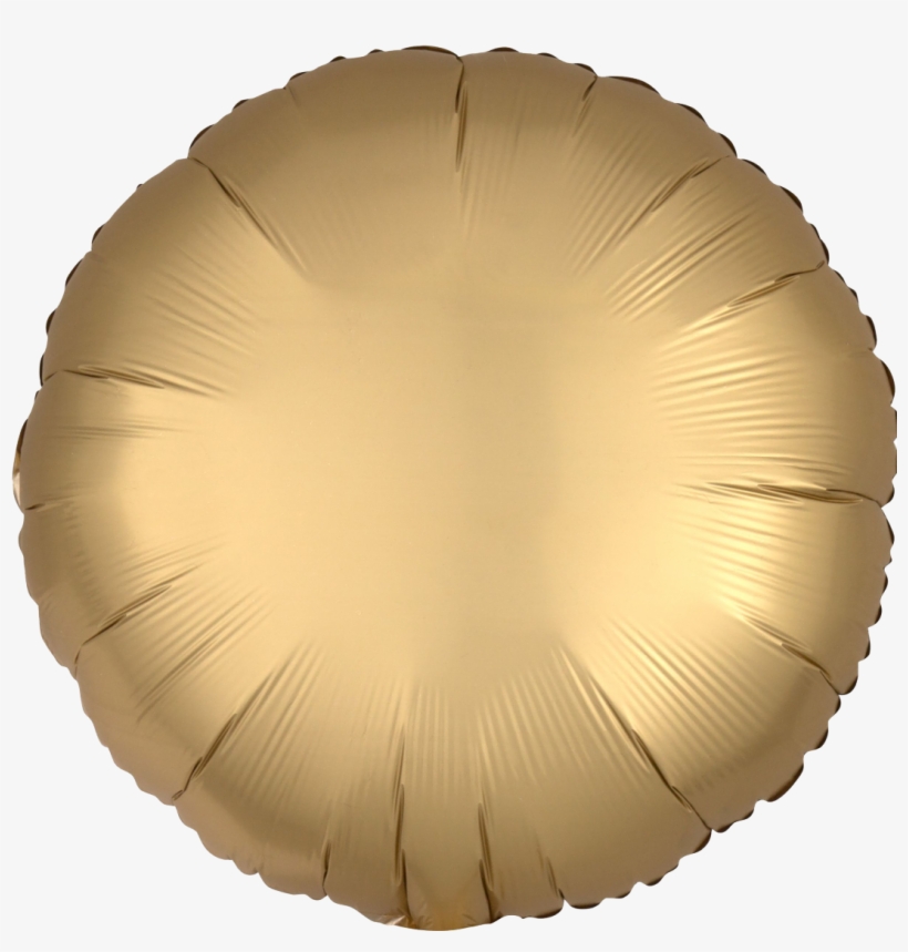 Circle Satin Gold Flower Shop Studio Flores - Balloon, transparent png